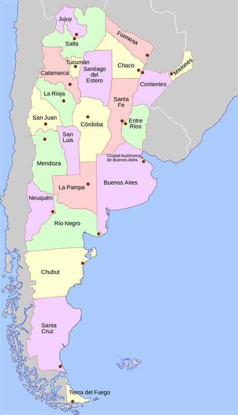 File:Argentina - mapa de las provincias.svg - Wikipedia