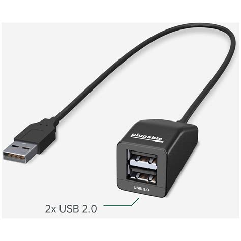 Plugable USB 2.0 2-Port High Speed USB2-2PORT | Tech-America