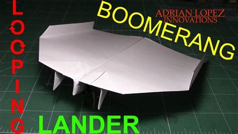 How To Make an Easy Boomerang Paper Airplane, BEST paper planes in the ...