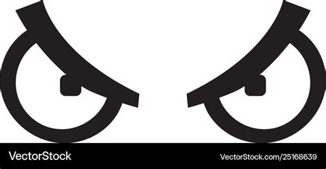 Angry Eyes Vector