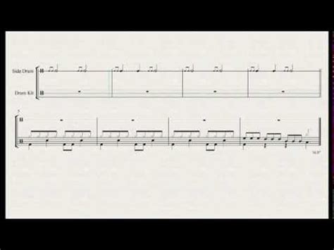 Sample of Percussion Sheet Music | Sheet music, Classical music, Music