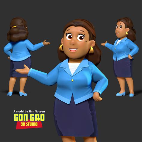 Mayor Goodway - Paw Patrol Fanart 3D Print Model by Sinh Nguyen