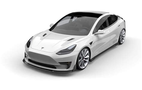 Tesla Model 3 White Aero Wheels