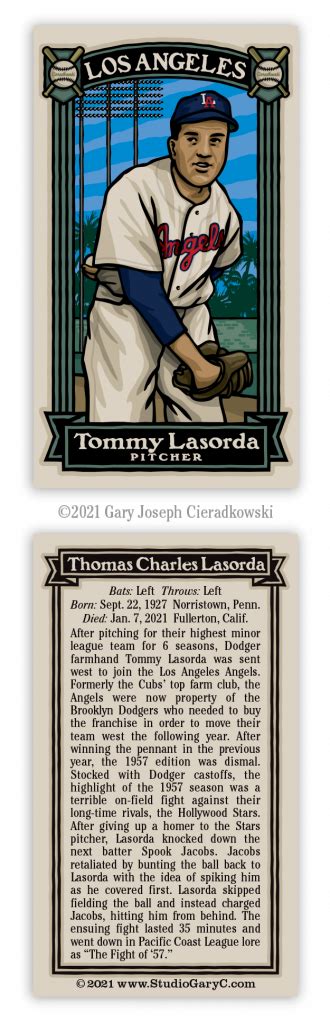 Tommy Lasorda: The Fight of '56 and the Birth of a Hall of Fame Manager - Studio Gary C