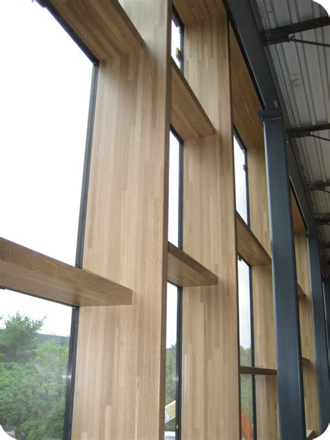 Wood curtain, Curtain wall, Wood