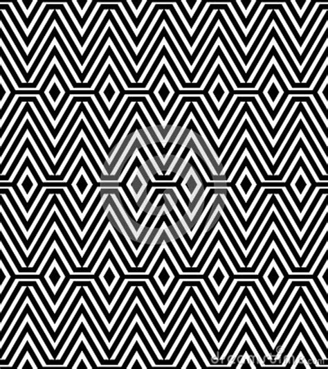 Black And White Geometric Print Fabric - pic-titmouse