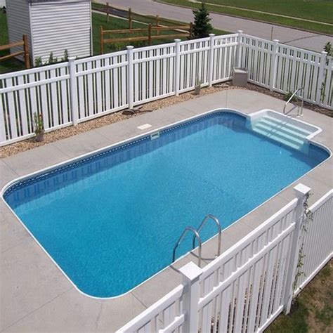 12 x 24 Rectangle In-ground Swimming Pool Kit | Rectangle swimming pools, Swimming pool kits ...