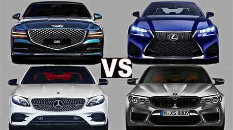 Top 5 Ultra Luxury Midsize Sedan Cars (2020 -2021) G80, BMW 5 Series ...