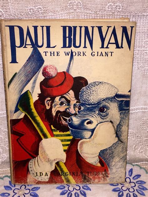 Vintage Children's Book Paul Bunyan The by GinaCreationsVintage