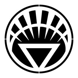 White Lantern Corps Symbol Stencil | Free Stencil Gallery