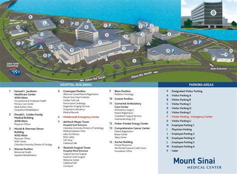 Sinai Hospital Campus Map - Freddy Bernardine