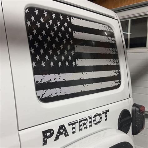 Make Your Own Custom Jeep Window Cling Decals - Back Window Pair