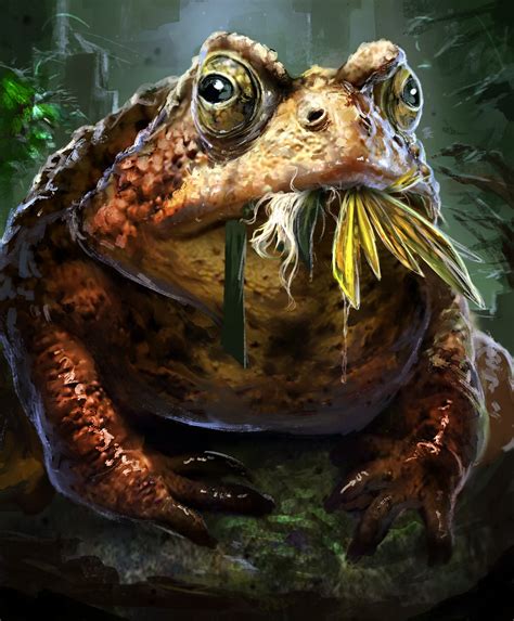 ArtStation - Giant Frog--Arcane Gladiator TCG