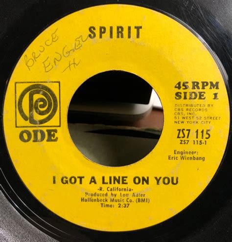 Spirit – I Got A Line On You (1968, Terre Haute Pressing, Vinyl) - Discogs