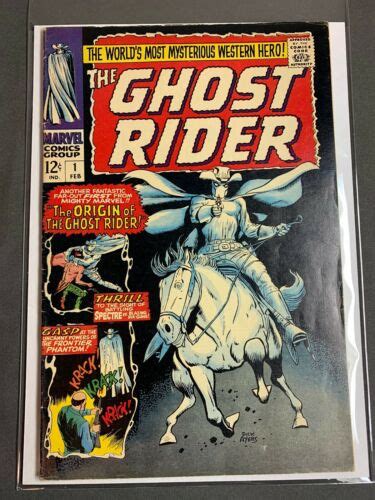 comicsvalue.com - Marvel Comics The Ghost Rider 1 1st Ghost Rider Carter Slade 1967 - auction ...