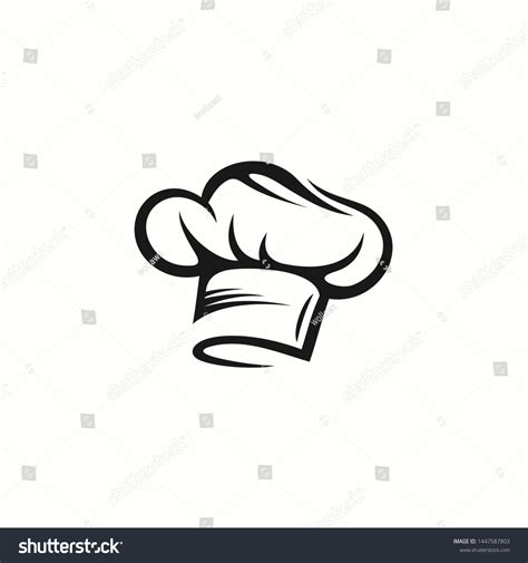 Chef Hat Logo Silhouette Vector Icon Stock Vector (Royalty Free ...