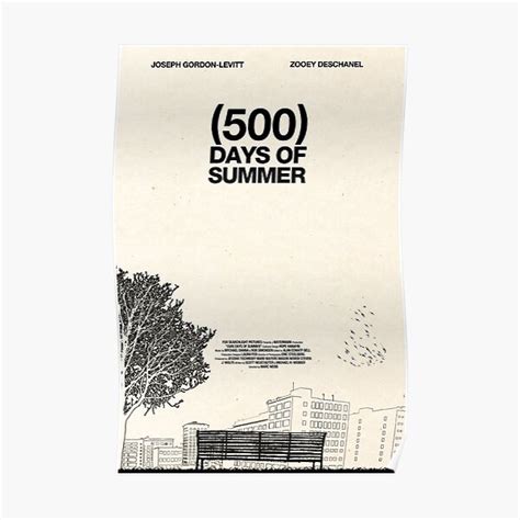 "(500) Days of Summer" Poster for Sale by martinlucas | Redbubble