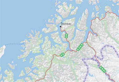 MICHELIN Troms map - ViaMichelin