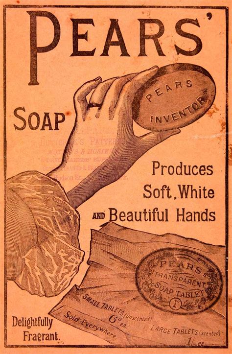 1889 Ad Pears Soap Fragrant Health Beauty Victorian Women Bar Orange Hand Female #vintage #soap ...