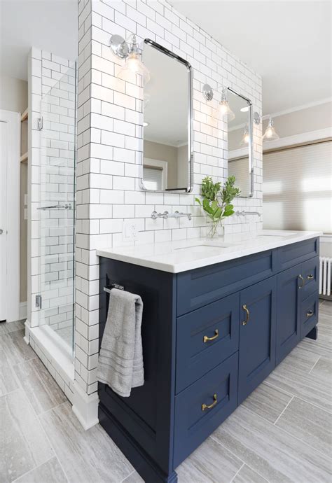 North Shore Master Suite - Transitional - Bathroom - Chicago - by Normandy Remodeling | Blue ...