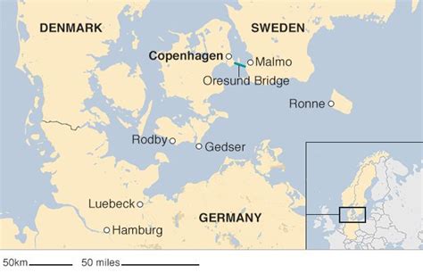 Map Of Denmark And Germany - Maping Resources