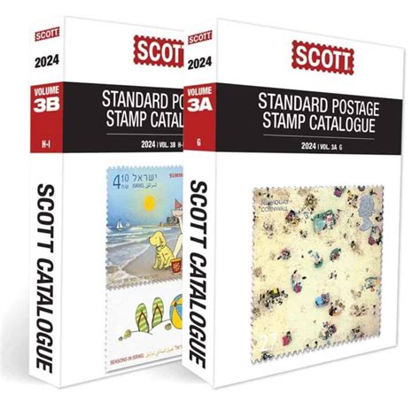 Scott Postage Stamp Catalogue - Volume 3A/3B 2024 - Century Stamps and Coins