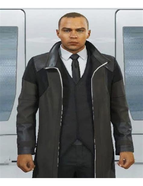 Detroit Become Human Coat - Markus PS4 Leather Coat