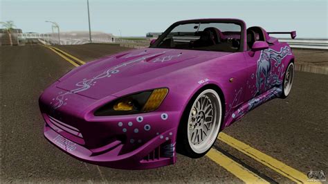 Honda S2000 Suki F2F 2001 for GTA San Andreas