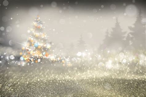 CHRISTMAS LANDSCAPE with DECORATED TREE Graphic by KAZY · Creative Fabrica