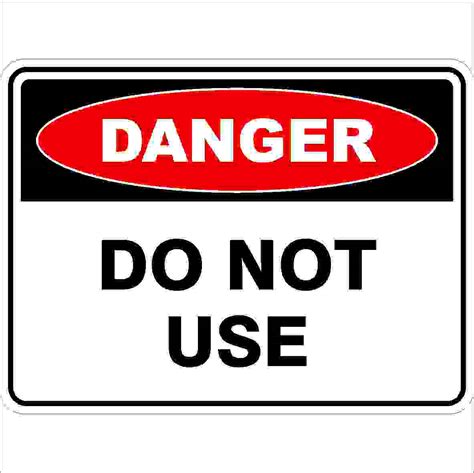 Do Not Use | Buy Now | Discount Safety Signs Australia