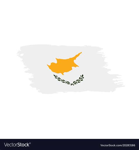 Cyprus flag Royalty Free Vector Image - VectorStock