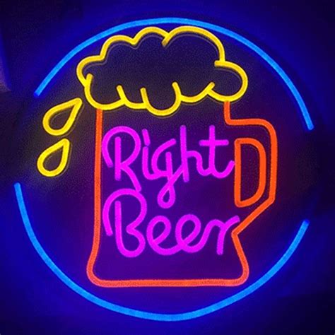 BEER BAR NEON SIGN | Neon beer signs, Neon signs, Custom neon signs