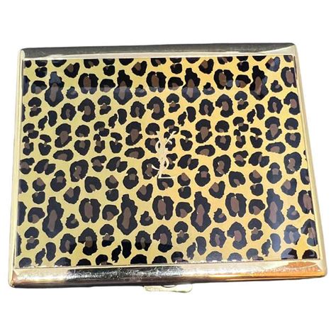 “YSL” Yves Saint Laurent Gold Plated Retro Cigarette Case at 1stDibs | ysl cigarette case, ysl ...