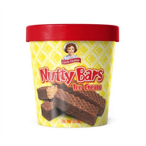 Little Debbie® Nutty Bars Ice Cream Pint, 16 oz - Pay Less Super Markets