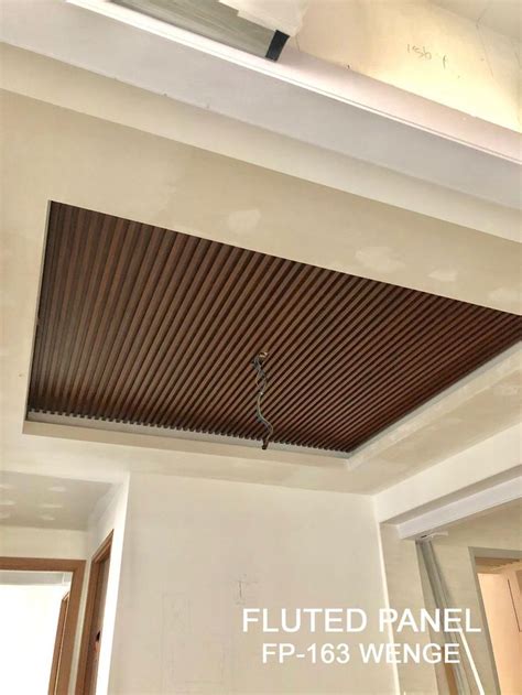 CEILILING DESIGN IN WOOD SLAT | Ceiling design modern, Simple ceiling design, Ceiling design