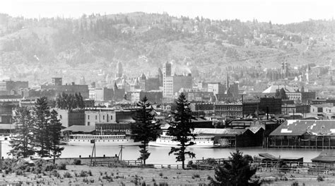 Portland Waterfront in 1898, Oregon image - Free stock photo - Public ...