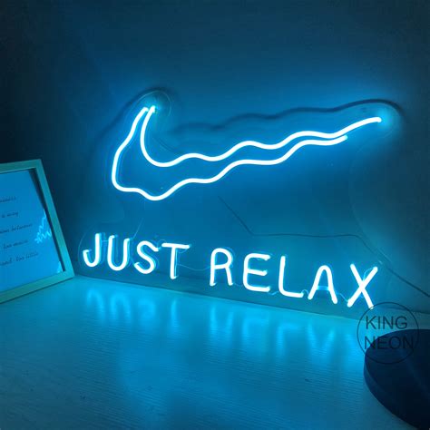 Just Relax Neon Sign Custom Wedding Neon Sign Bedroom Flex Led | Etsy