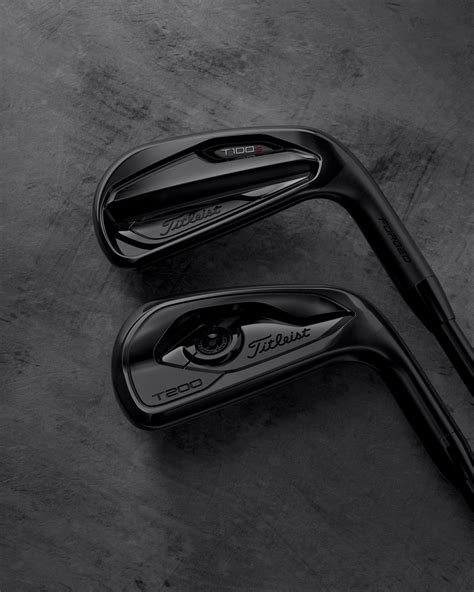 Titleist T-Series T100•S and T200 – Player’s Distance Irons in Limited Black Finish