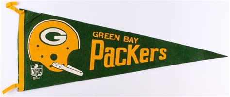 Vintage 1967 Green Bay Packers Pennant | Pristine Auction