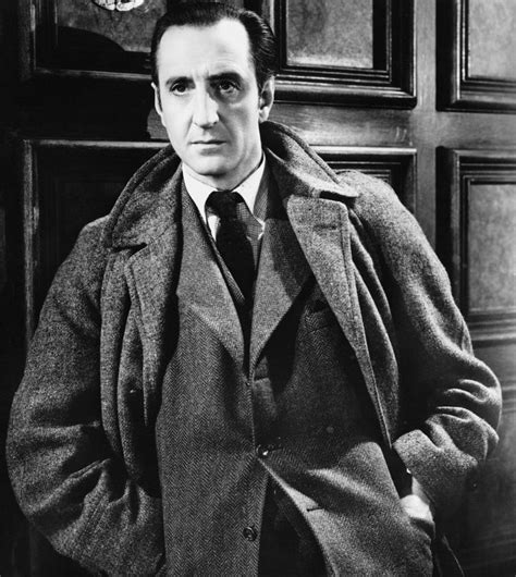 When Basil Rathbone played Sherlock Holmes, he always had his coat ...