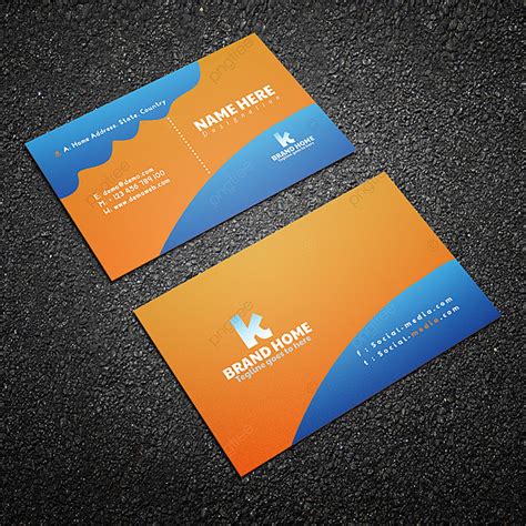 Creative Business Card Design Template Template Download on Pngtree