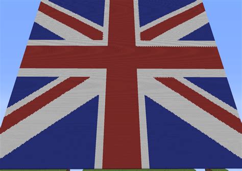 United Kingdom Flag (Pixel art) Minecraft Project