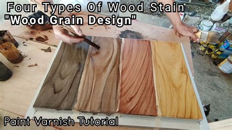 Wood Grain Design With Tinting Color Step by Step For Beginners - YouTube