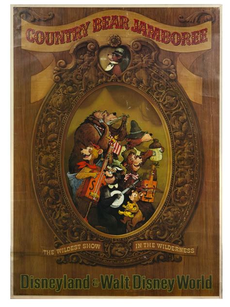 Country Bear Jamboree Attraction Poster. - Van Eaton Galleries