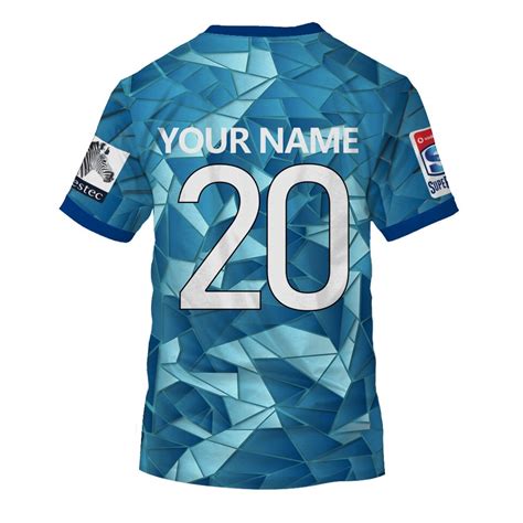 Personalise AUCKLAND BLUES 2020 SUPER RUGBY JERSEY - YourGears