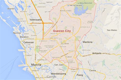 Quezon City Manila Map