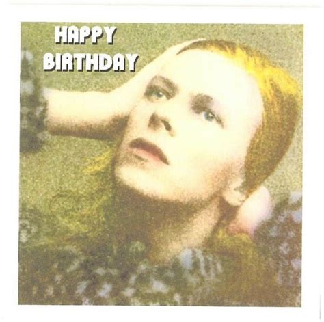 David Bowie Birthday Card