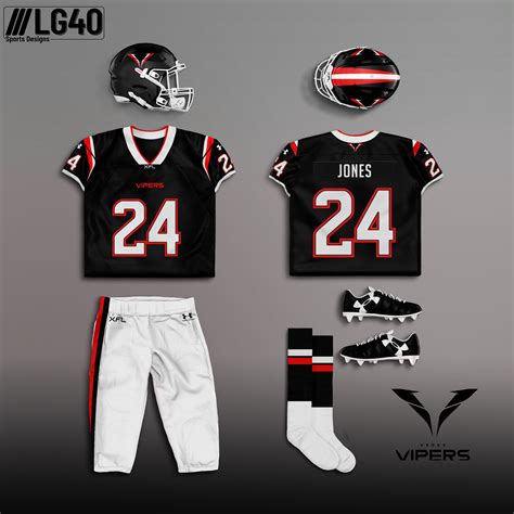 Vegas Vipers uniform concepts. XFL 2023 on Behance