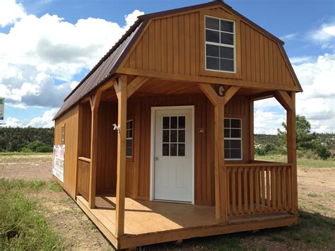 Tiny House Ideas | Barn style shed, Shed with loft, Shed with porch