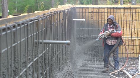 Watch how the Shotcrete Achieves Form and Function